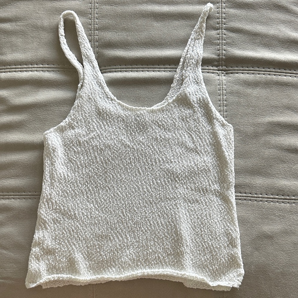 Aerie Cream Textured Camisole